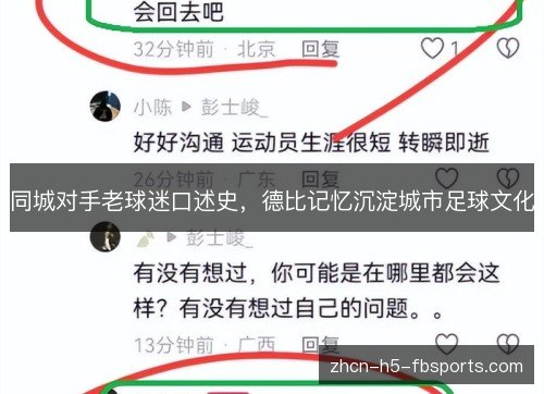 同城对手老球迷口述史,德比记忆沉淀城市足球文化 同城对手老球迷口述史,德比记忆沉淀城市足球文化